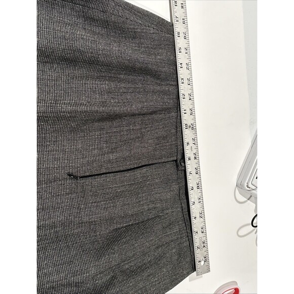 Harvey Bernard Women 16 Grey Hounds Tooth Wool Old Money Business - Picture 13 of 15